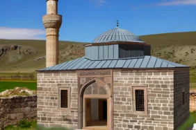DALL·E 2024-03-27 15.58.57 - Create an image of a small, quaint Ottoman mosque, representing the Palu Small Mosque from the 16th century. It should feature intricate stone carving