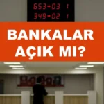 Pazartesi Bankalar Açık mı?