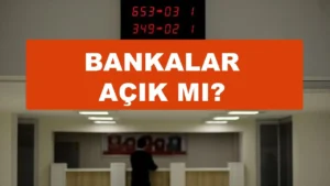 Pazartesi Bankalar Açık mı?