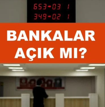 Pazartesi Bankalar Açık mı?