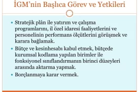 İl Özel İdare Görev ve Yetkileri