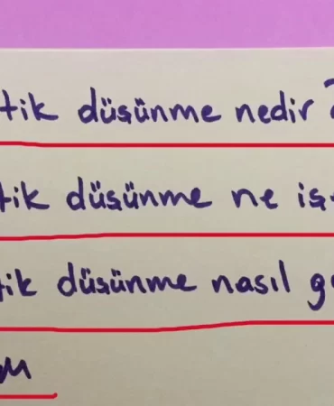 Analitik Düşünce Nedir?