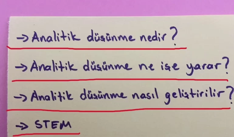 Analitik Düşünce Nedir?